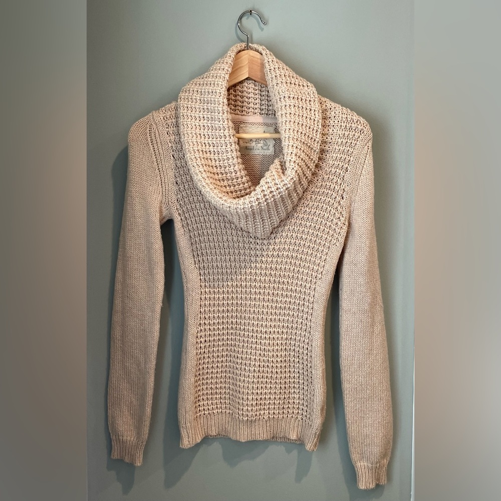 Anthropologie Angel of the North Cowl‎ Neck Sweater-Size XS